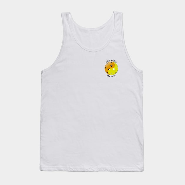 Pickleball Yin-Yang Tank Top by numpdog